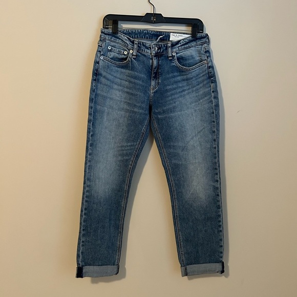 rag & bone Dre Low Rise Slim Boyfriend Jeans Size 27 - Picture 2 of 10